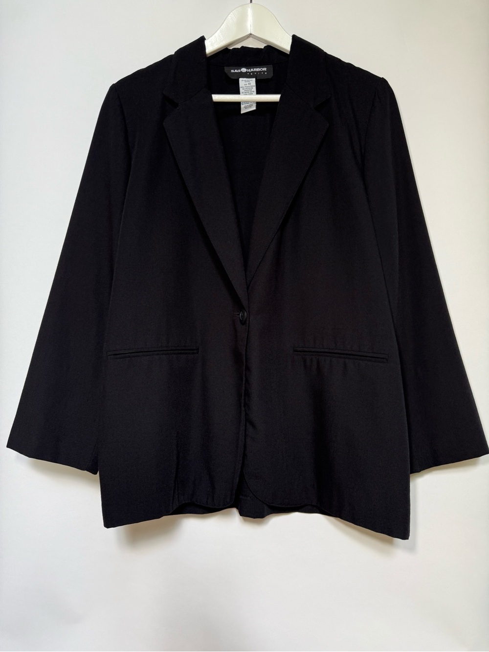 Vintage Sag Harbor Black Blazer